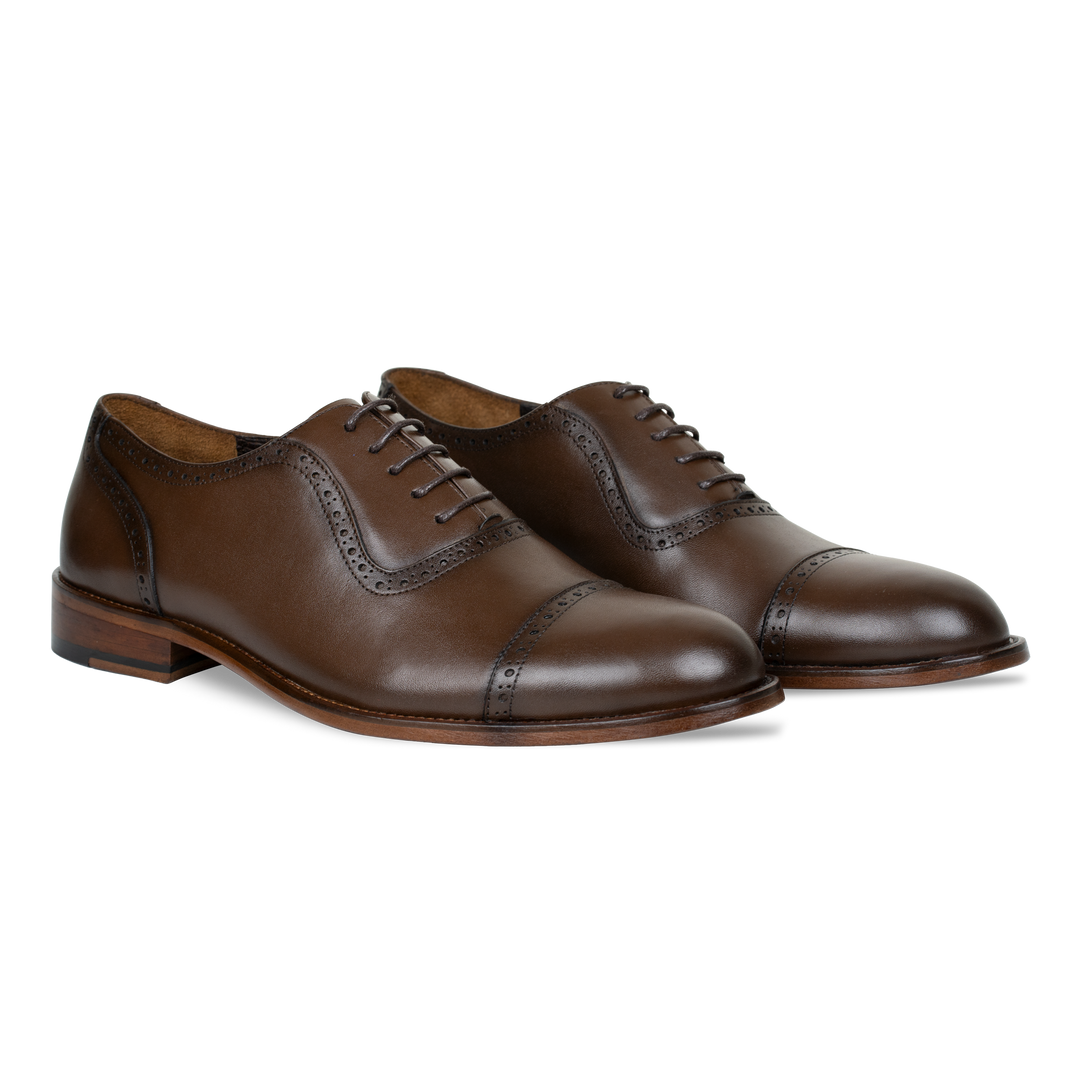 Lewis: Richelieu Homme - Cuir Marron