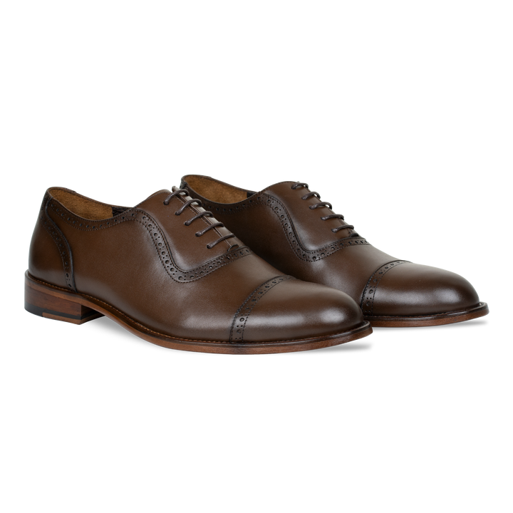 Lewis: Richelieu Homme - Cuir Marron