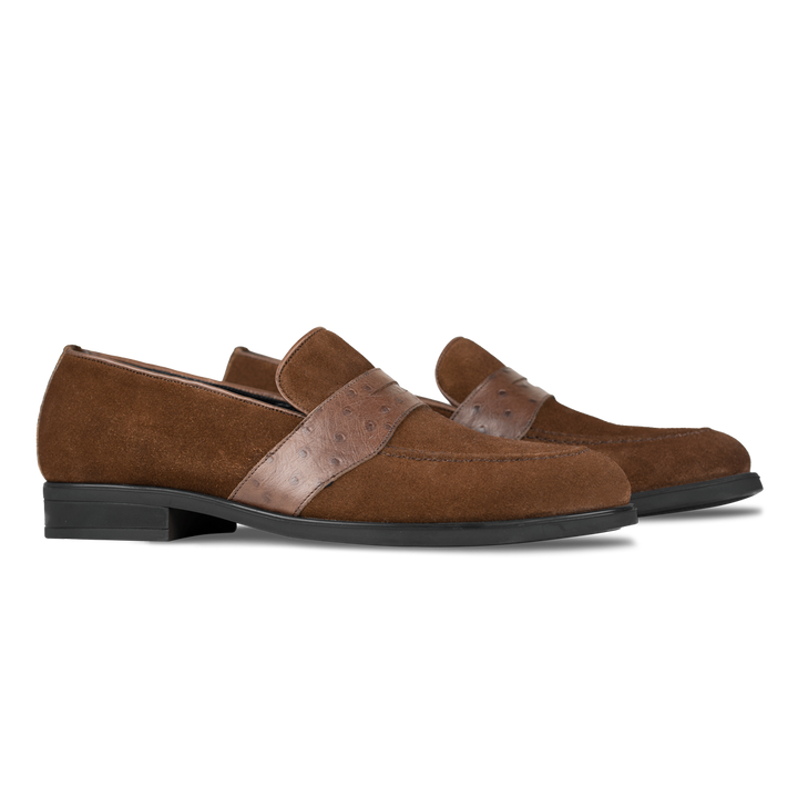 Anderton: Mocassin Homme - Cuir Marron