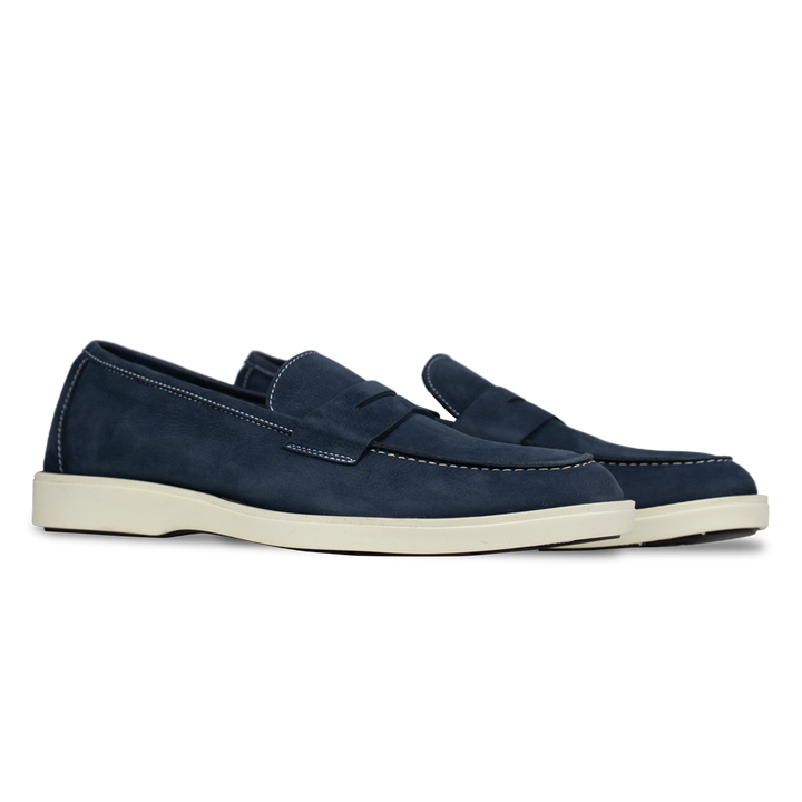 Alan: Mocassin Homme - Gomme Bleu