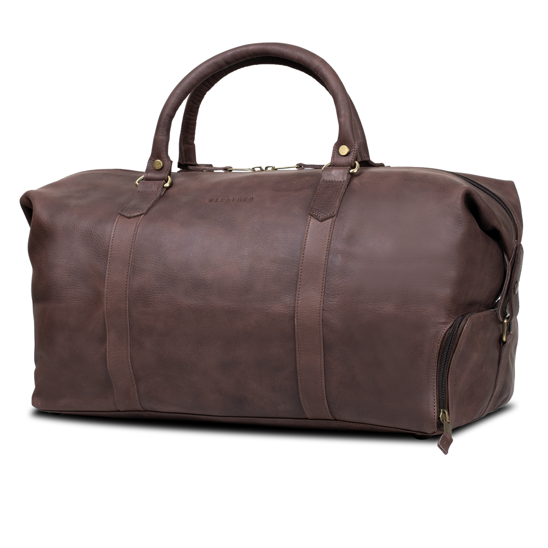 Imperial Essence: Sac de Voyage - Cuir Marron