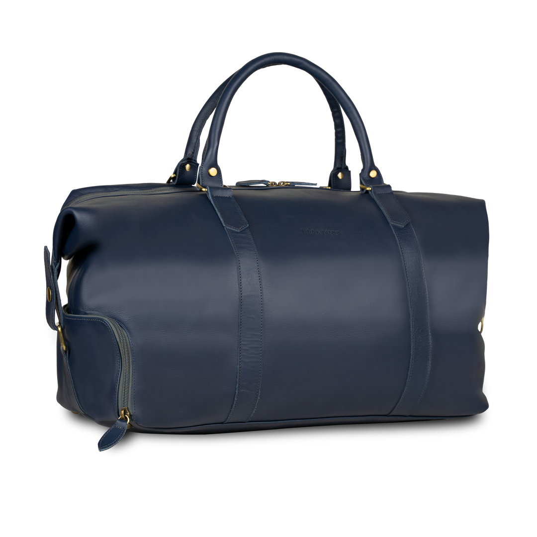 Imperial Essence: Sac de Voyage - Cuir Bleu