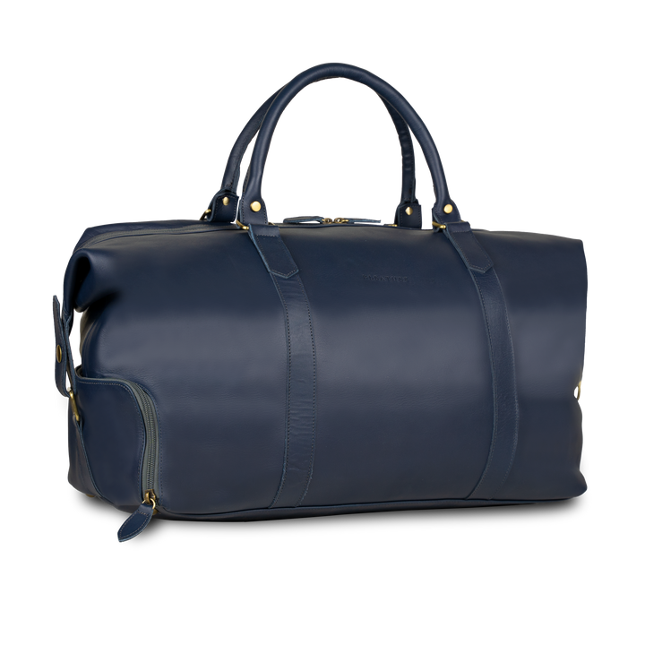 Imperial Essence: Sac de Voyage - Cuir Bleu