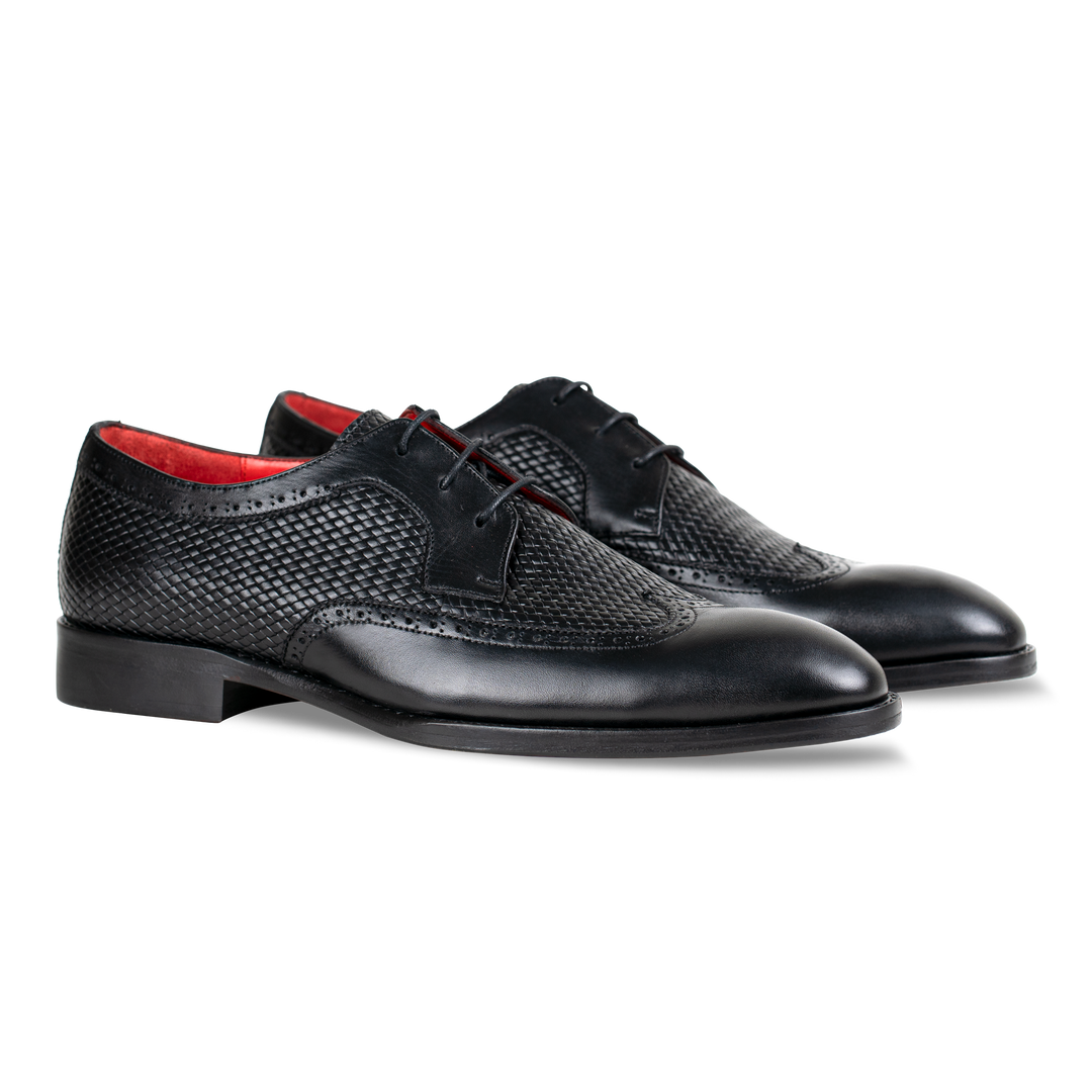 Carter: Derby Homme - Cuir Noir