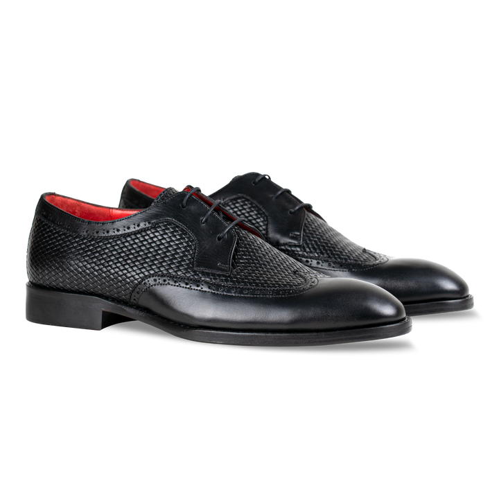 Carter: Derby Homme - Cuir Noir