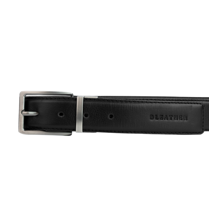 C74: Ceinture Homme - Cuir Noir