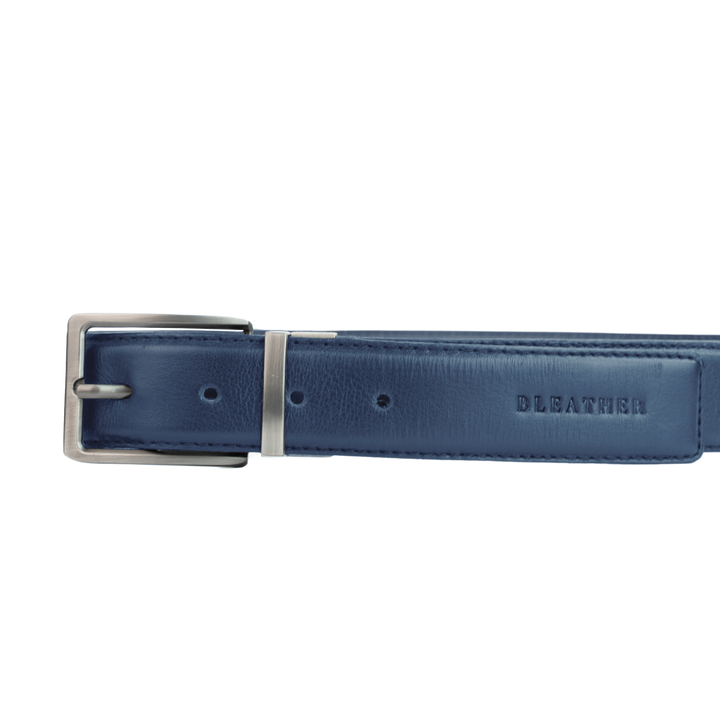 C74: Ceinture Homme - Cuir Bleu