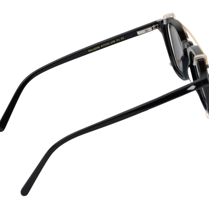 Paladin: Lunettes à clips de luxe Noir