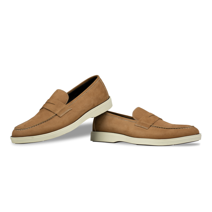 Alan: Mocassin Homme - Gomme Cognac