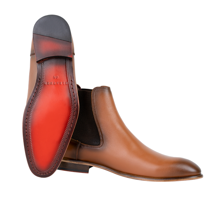 Alton: Chelsea Boots Homme - Cuir Marron