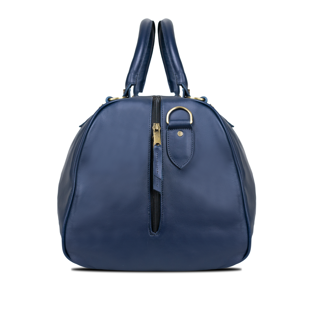 TheAristocrat: Sac de Voyage - Cuir Bleu