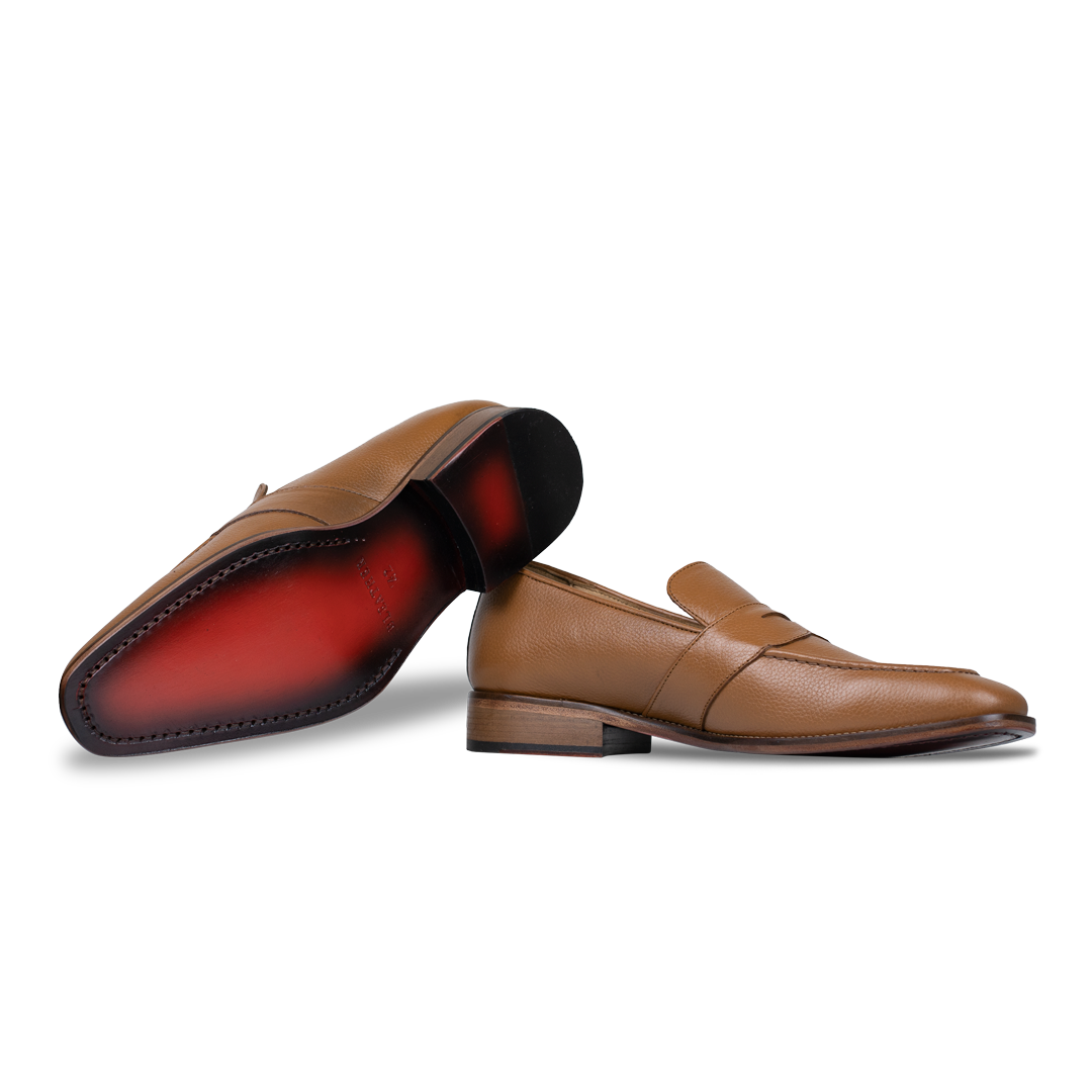 River: Mocassin Homme - Guir Cognac