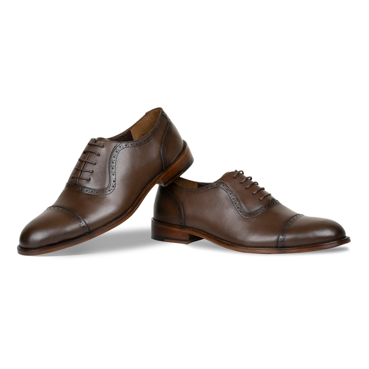 Lewis: Richelieu Homme - Cuir Marron