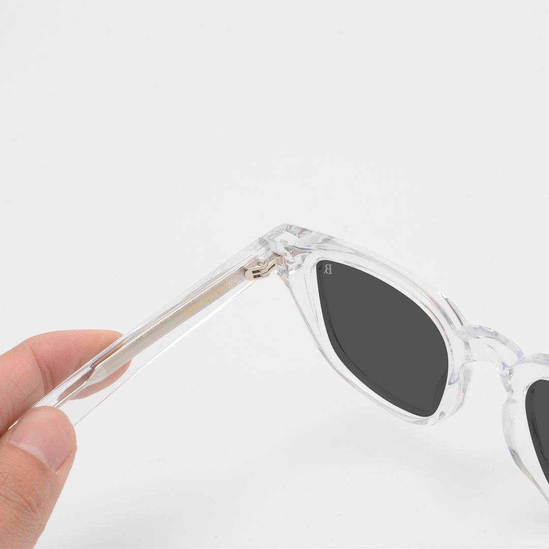 Zephyr: Lunettes de soleil de luxe Transparent