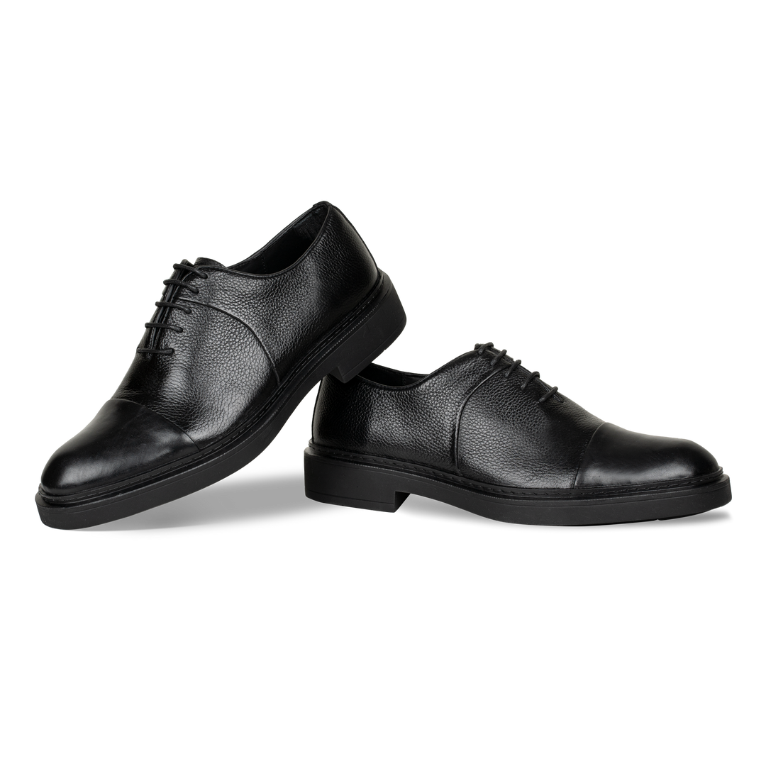 Edouard: Richelieu Homme - Cuir Noir