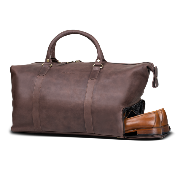 Imperial Essence: Sac de Voyage - Cuir Marron