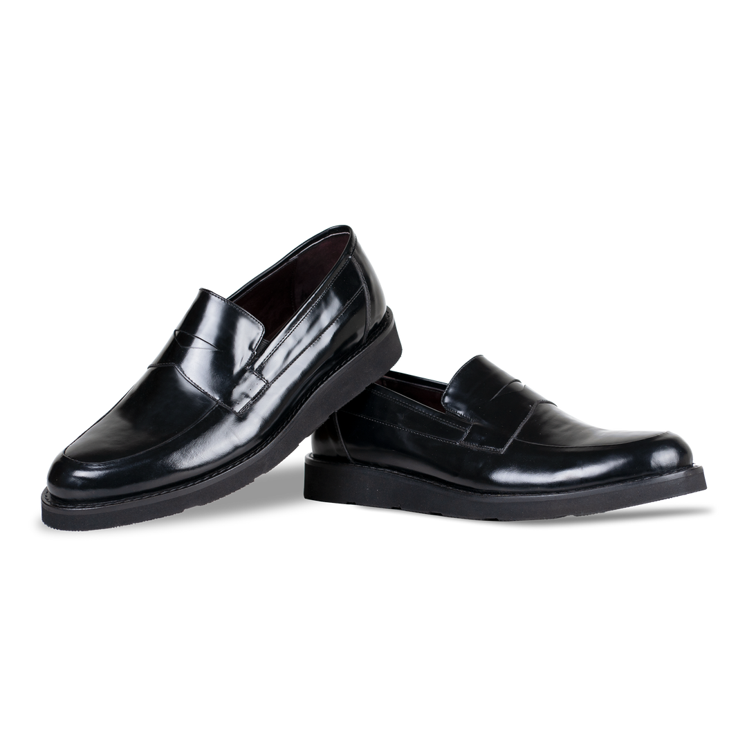 Molow: Mocassin Homme - Cuir Noir