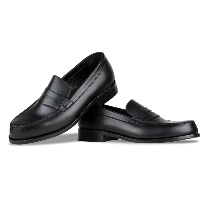 Beverley: Mocassin Homme - Cuir Noir