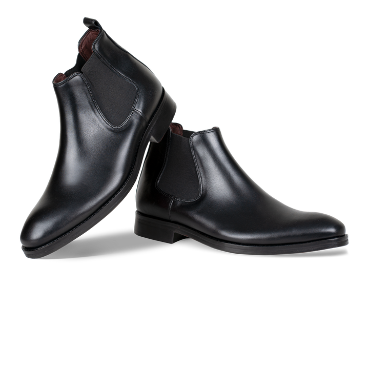 Brian: Chelsea Boots Homme - Cuir Noir