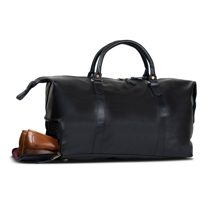 Imperial Essence: Sac de Voyage - Cuir Noir