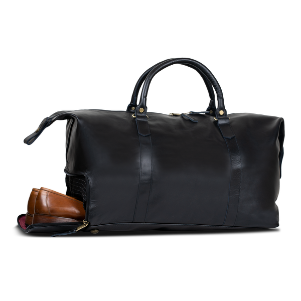 Imperial Essence: Sac de Voyage - Cuir Noir