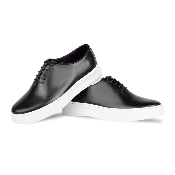 Kirk: Sneakers Homme - Cuir Noir