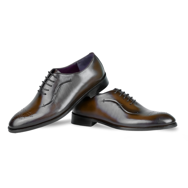 Pharrel: Richelieu Homme - Cuir Marron