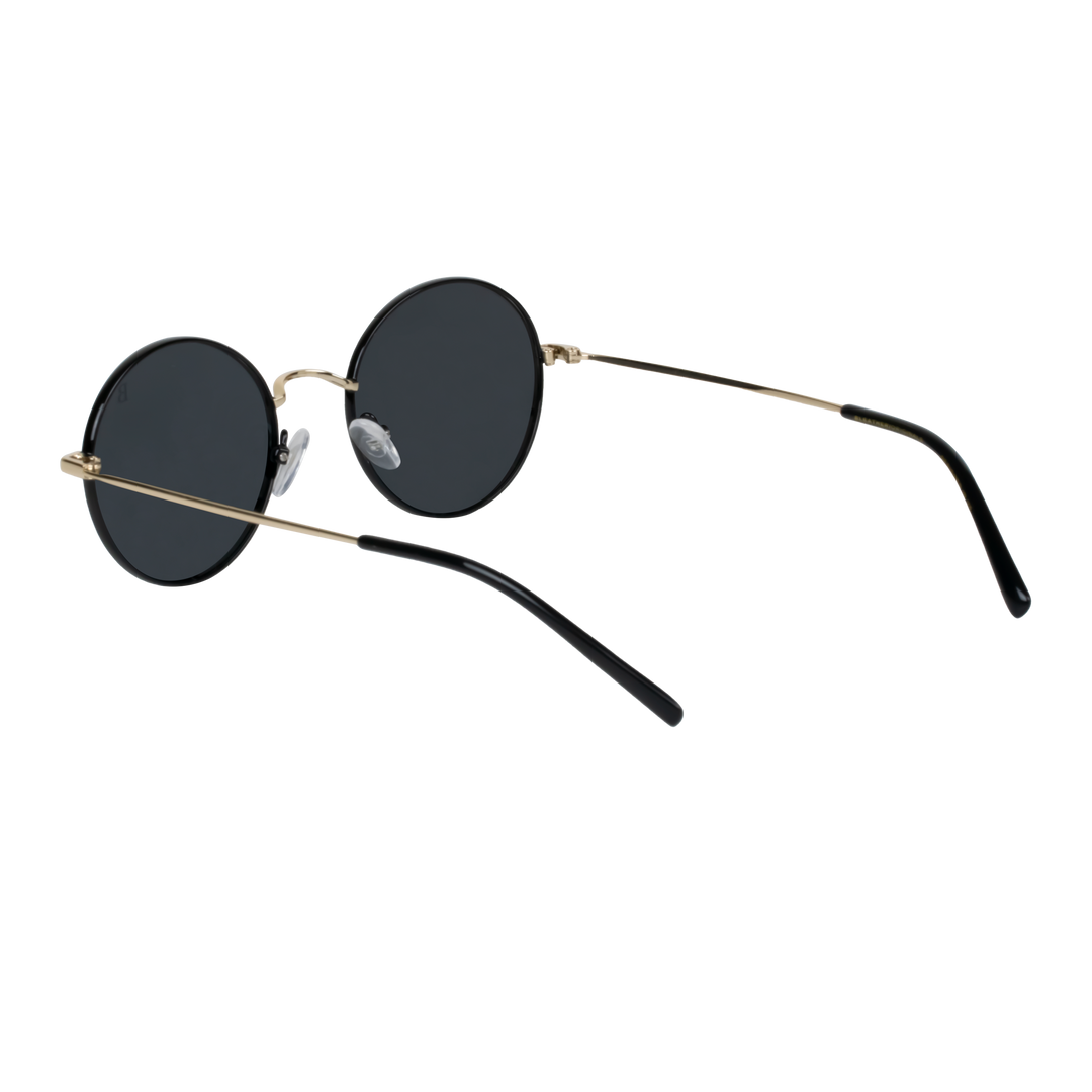 Globe S': Lunettes de soleil de luxe Noir Gold