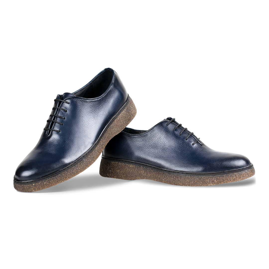 Peters: Richelieu Homme - Cuir Bleu