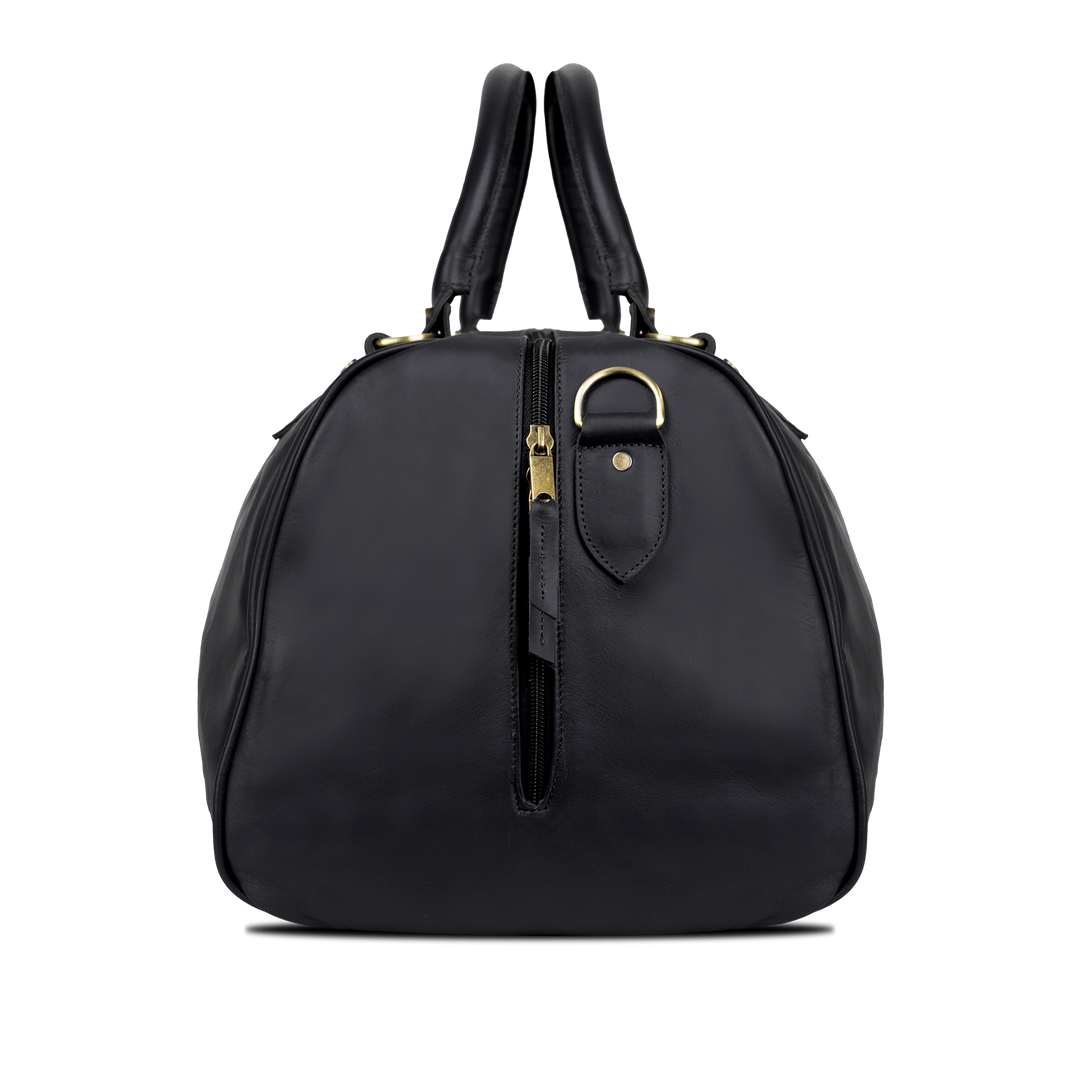 TheAristocrat: Sac de Voyage - Cuir Noir