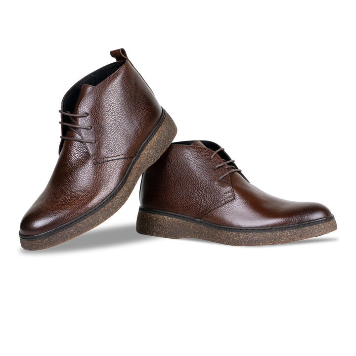 Bridge: Demi Bottes Homme - Cuir Marron