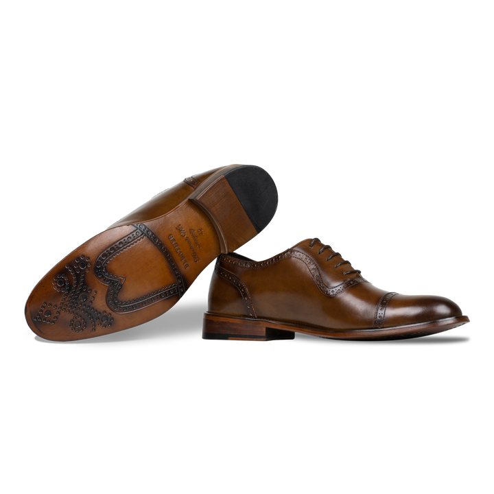 Lewis: Richelieu Homme - Cuir Cognac