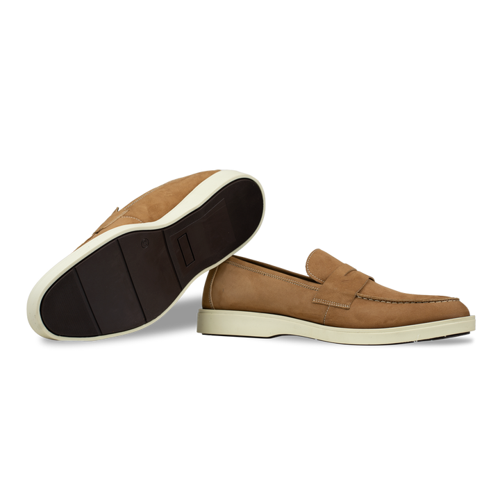 Alan: Mocassin Homme - Gomme Cognac