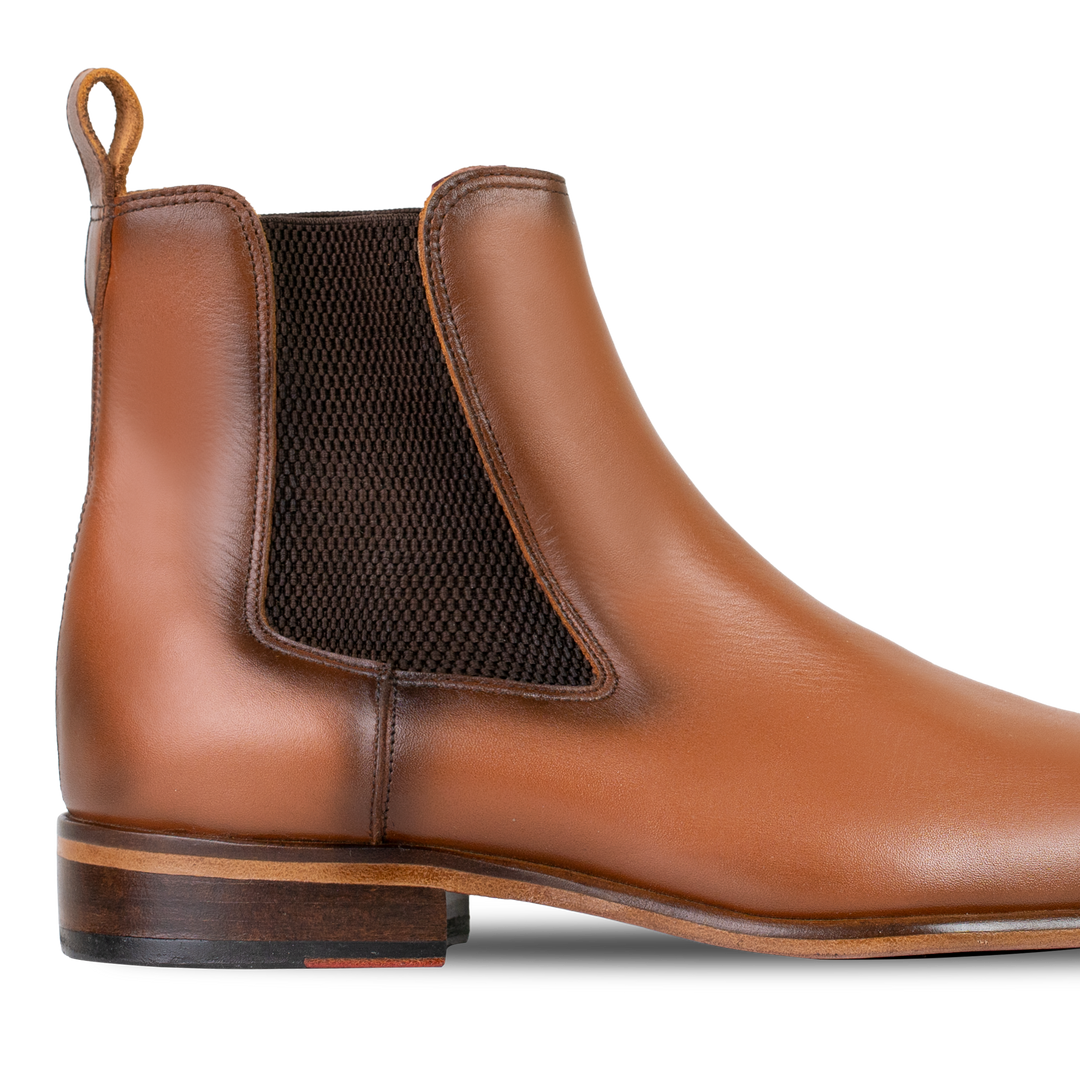 Alton: Chelsea Boots Homme - Cuir Marron