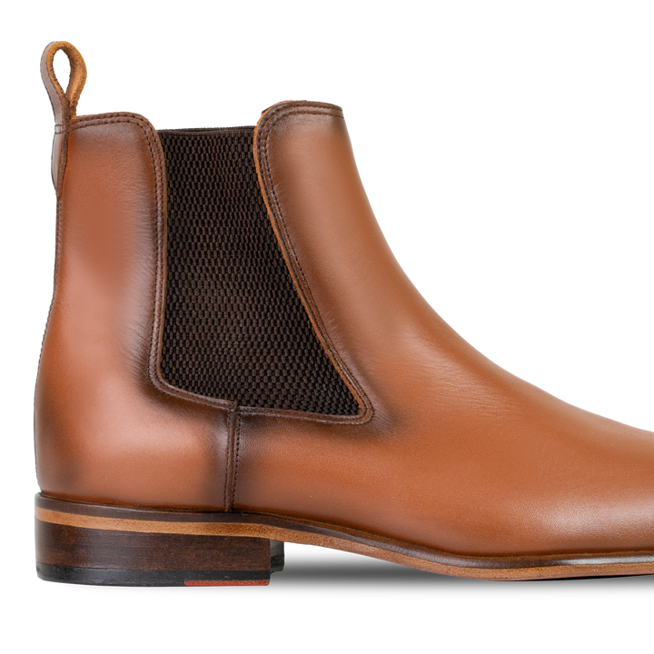 Alton: Chelsea Boots Homme - Cuir Marron