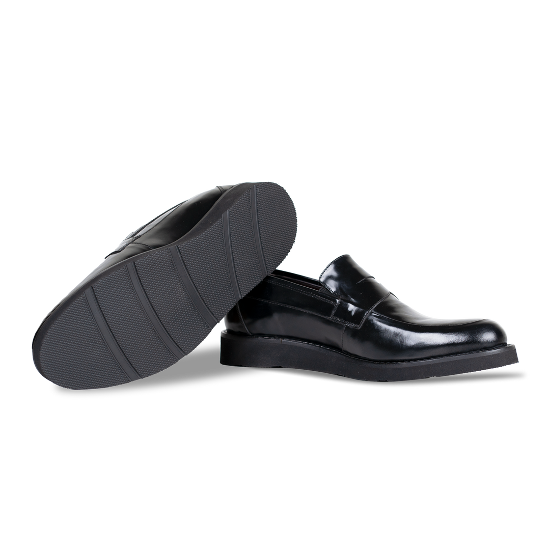 Molow: Mocassin Homme - Cuir Noir