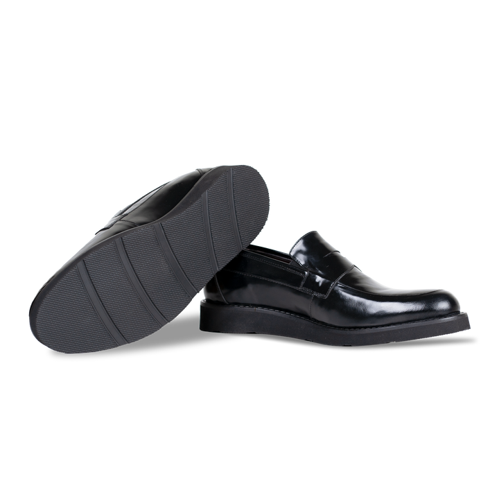 Molow: Mocassin Homme - Cuir Noir