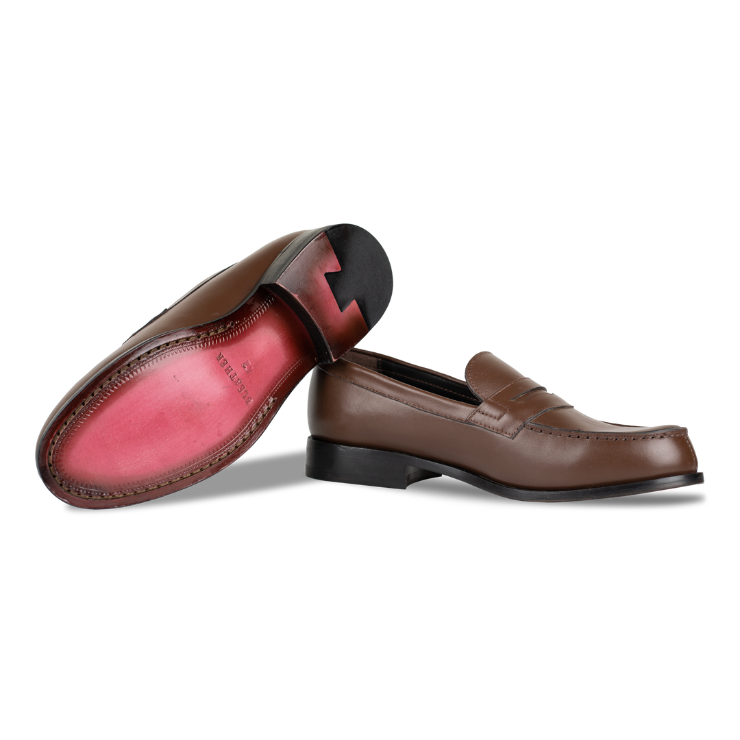 Beverley: Mocassin Homme - Cuir Marron