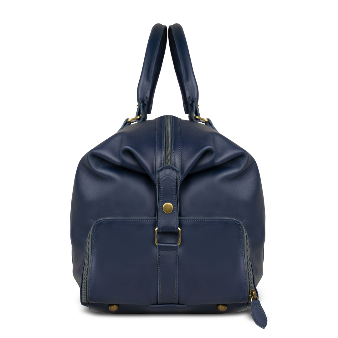 Imperial Essence: Sac de Voyage - Cuir Bleu