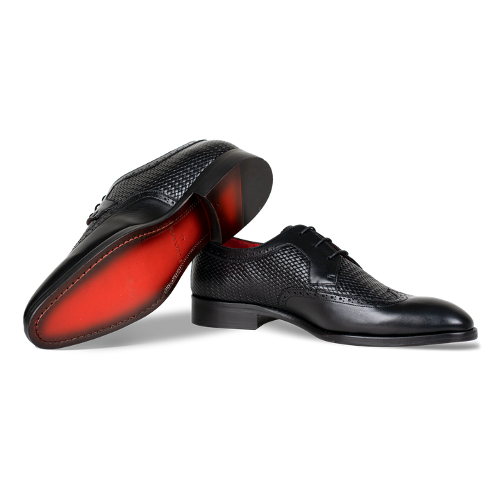 Carter: Derby Homme - Cuir Noir