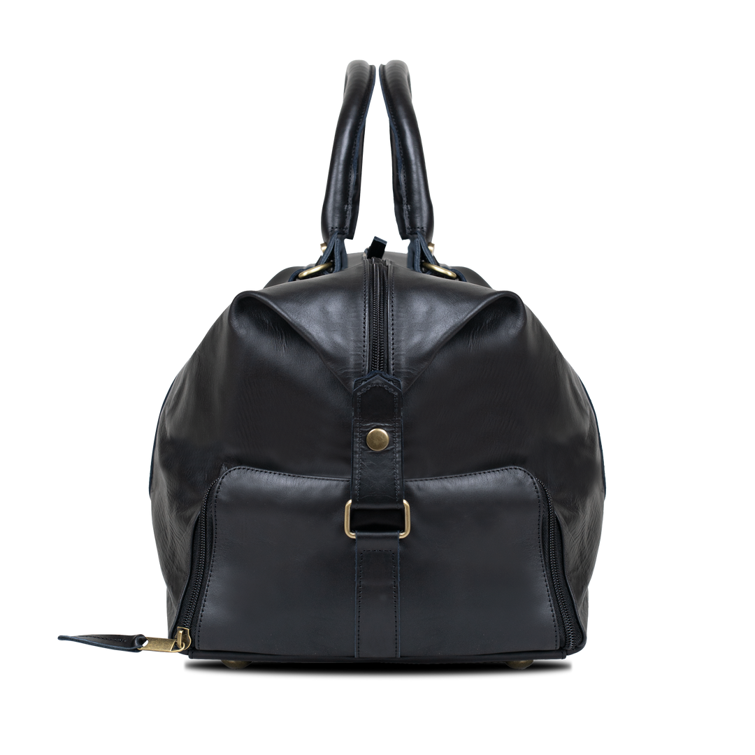 Imperial Essence: Sac de Voyage - Cuir Noir