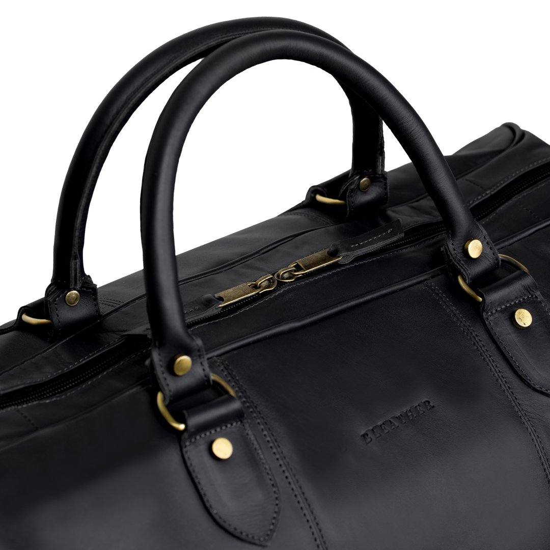 TheAristocrat: Sac de Voyage - Cuir Noir