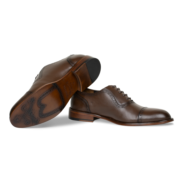 Lewis: Richelieu Homme - Cuir Marron