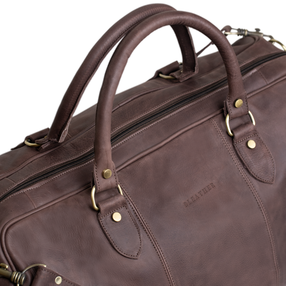 TheAristocrat: Sac de Voyage - Cuir Marron