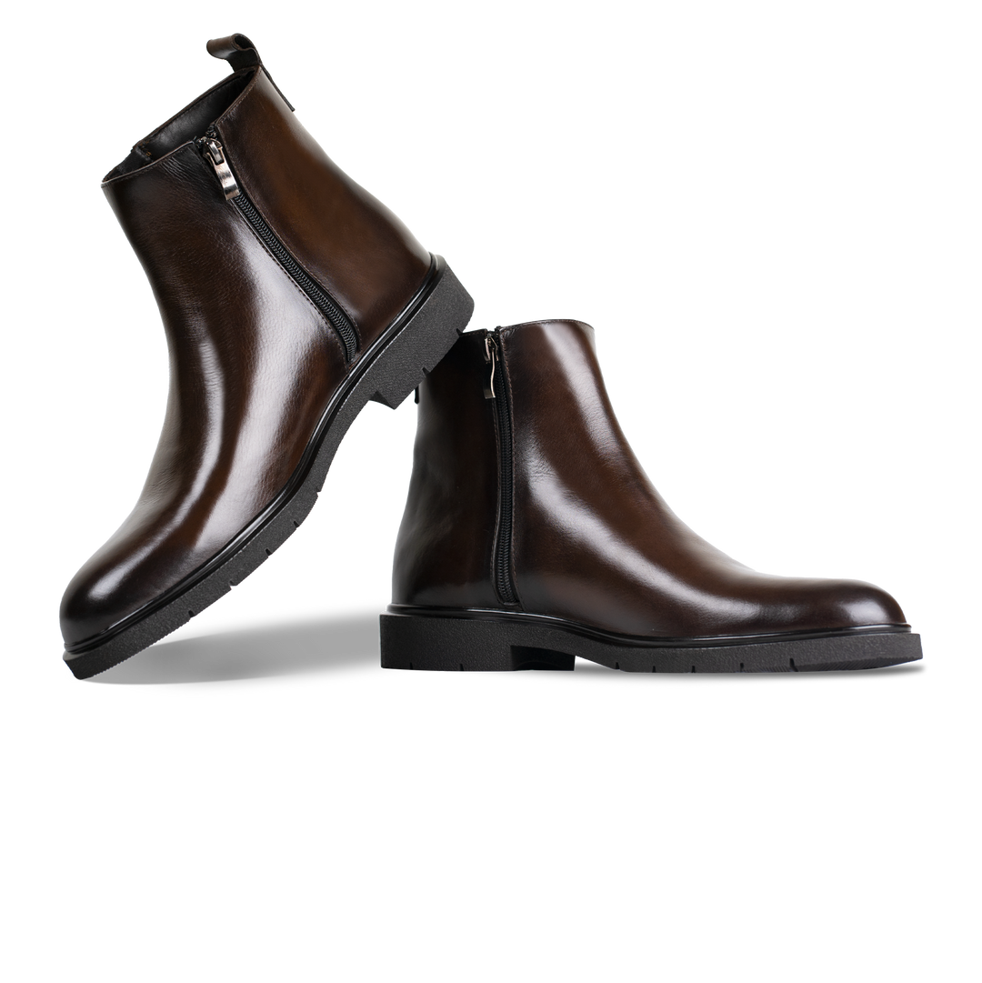 Ralph: Bottes Homme - Cuir Marron