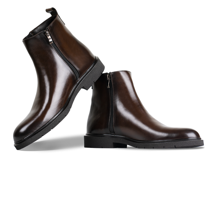 Ralph: Bottes Homme - Cuir Marron