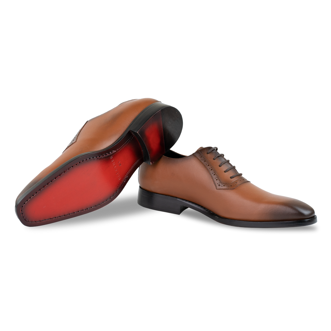 Branson: Richelieu Homme - Cuir Cognac