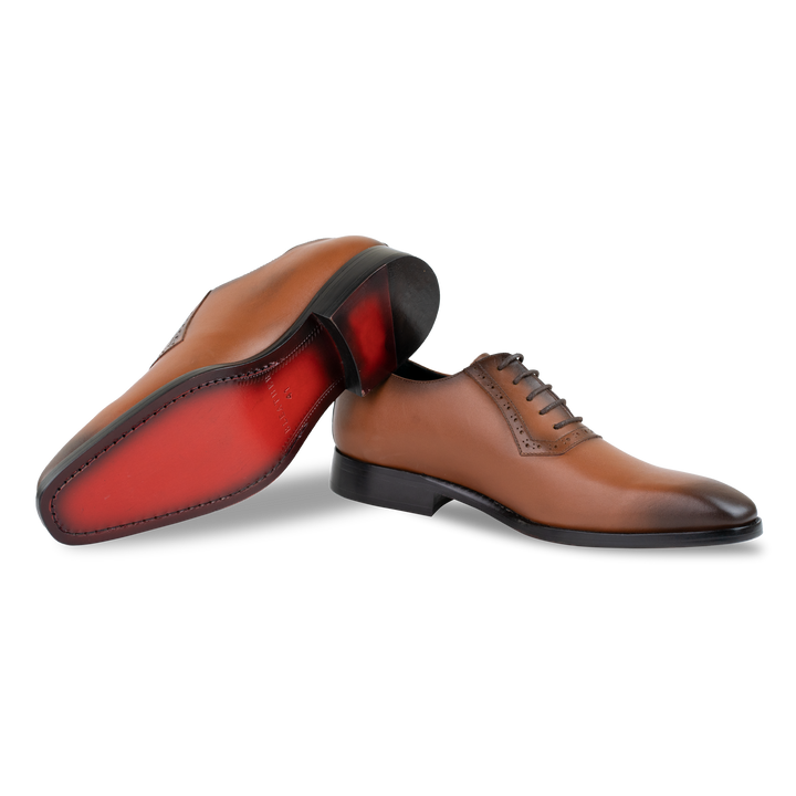 Branson: Richelieu Homme - Cuir Cognac