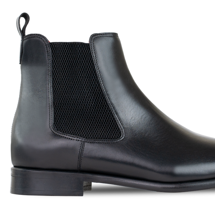 Alton: Chelsea Boots Homme - Cuir Noir