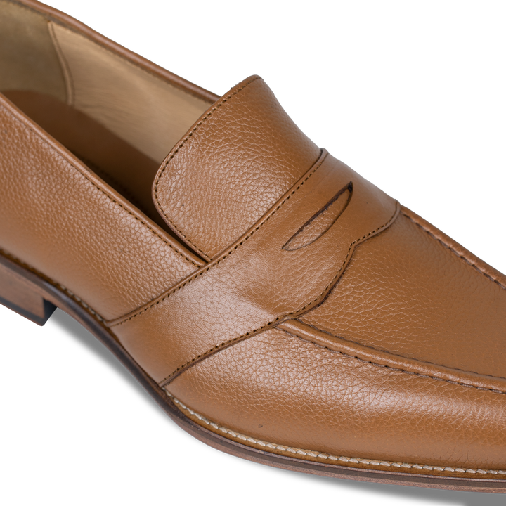 River: Mocassin Homme - Guir Cognac